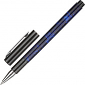 Ручка гелевая Attache Selection Marble синяя (синий корпус, толщина линии 0.4 мм)