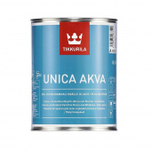Эмаль специальная Tikkurila Unica Akva A для дверей и оконных рам белая 0,9 л