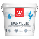 Шпатлевка для стен и потолков Tikkurila Euro Filler влагостойкая 2.5 л