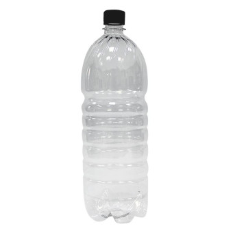 Бутылка пластиковая прозрачная 1500 мл диаметр горла 28 мм (50 штук в упаковке)