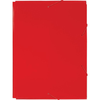 Папка на резинках Attache А4 30 мм пластиковая до 200 листов красная (толщина обложки 0.6 мм)