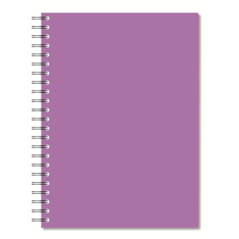 Бизнес-тетрадь Attache Bright colours A4 96 листов фиолетовая в клетку на спирали (220x297 мм)
