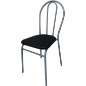 Стул обеденный Strong 31316 чёрный (искусственная кожа, металл)