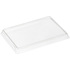 Крышка пластиковая DoEco Opsalad 145x95 мм плоская прозрачная (800 штук  в упаковке)