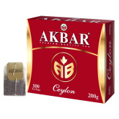 Чай черный Акбар Ceylon 100 пакетиков