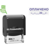 Штамп стандартный ОПЛАЧЕНО ____20_г Colop Printer C20 3.13 36x12 мм