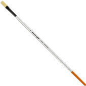 Кисть художественная Комус Арт плоская синтетика №8 деревянная ручка