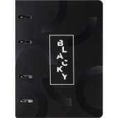 Ежедневник недатированный Attache Blacky картон А5 136 листов с рисунком