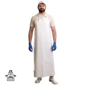 Фартук защитный Ларипол 90x130 см полиуретановый белый 0.15 мм купить в интернет-магазине товаров для офиса и дома ТопГрад с доставкой