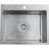 Мойка врезная комплект Ukinox PRB600.500 -GT10C 0CW с выпуском  (600х500х200 мм)