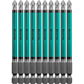 Бита магнитная Kraftool Optimum Line PH2 x 100 мм (10 штук в упаковке, 26122-2-100-10)