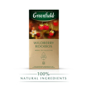 Чай ройбуш Greenfield Wildberry Rooibos 25 пакетиков (клюква, земляника)
