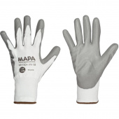 Перчатки рабочие с защитой от порезов Mapa Professionnel Крайтек 579 текстиль с полиуретановым покрытием на ладони (размер 10, XL, пер413010)