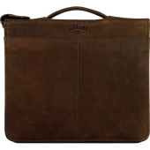 Сумка-папка деловая Klondike Ben тёмно-коричневая натуральная кожа купить в интернет-магазине товаров для офиса и дома ТопГрад с доставкой