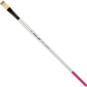 Кисть художественная Комус Арт плоская средней жесткости синтетика №12