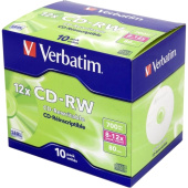 Диск CD-RW Verbatim 700 МБ 12x jewel 43148 (10 штук в упаковке) Диск CD-RW Verbatim 700 МБ 12x jewel 43148 (10 штук в упаковке)