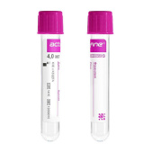 Вакуумные пробирки Acti-Fine с ЭДТА-К3 4 мл пластик (50 штук в упаковке) купить в интернет-магазине товаров для офиса и дома ТопГрад с доставкой