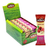 Батончик мюсли DiYes Клюква-малина в йогурте (36 штук по 25 г) купить в интернет-магазине товаров для офиса и дома ТопГрад с доставкой