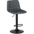 Стул  барный LM-5037_BlackBase серый/чёрный (текстиль, фанера) купить в интернет-магазине товаров для офиса и дома ТопГрад с доставкой