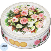 Печенье сдобное Сладкая Сказка Regnum Розовый этюд с кокосовой стружкой   400 г купить в интернет-магазине товаров для офиса и дома ТопГрад с доставкой