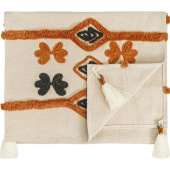 Скатерть-Дорожка Tkano Ethnic Abstract play (TK23-TR0005) 45х150 см хлопок бежевая