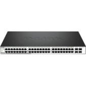 Коммутатор D-Link DSS-200G-28MP/A1A L2 24х1000Base-T, 4 комбо, PoE 370 Вт