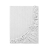 Простыня на резинке Волшебная ночь Warm white 180x200 см поплин 105  г/кв.м разноцветная