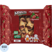 Печенье сдобное Акульчев Купелька с брусникой 650 г купить в интернет-магазине товаров для офиса и дома ТопГрад с доставкой