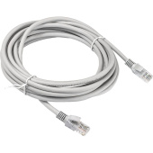 Патч-корд витая пара ExeGate UTP-RJ45-RJ45-5e-CU-5M-GY 5e 5 м