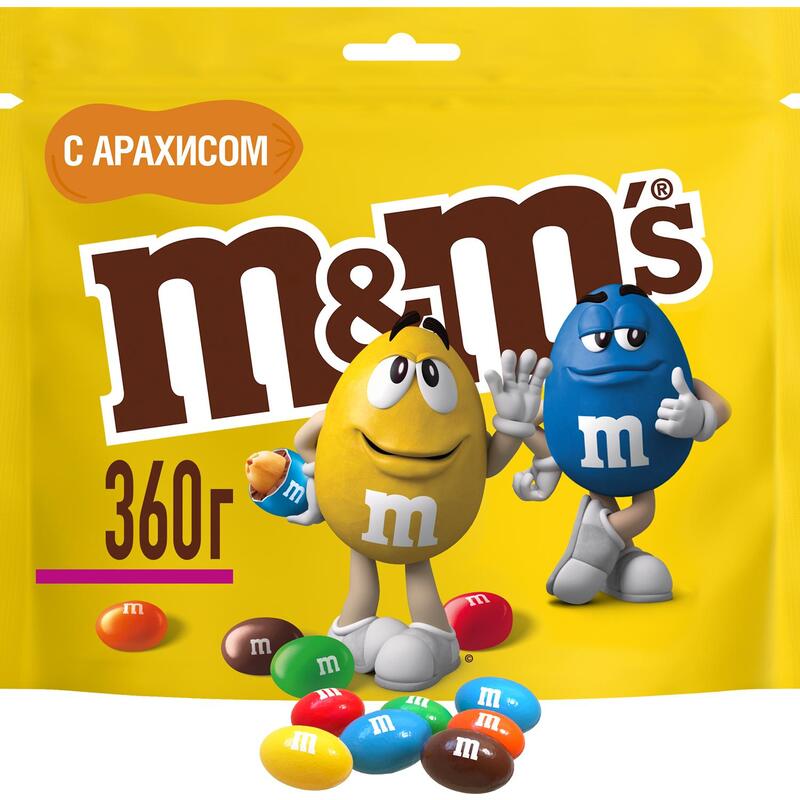 Драже M&amp;M's с арахисом 360 г