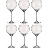 Набор бокалов для красного вина Crystal Bohemia Carduelis 640 мл (6 штук  в упаковке)