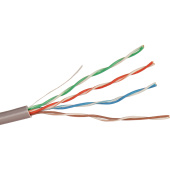 Кабель витая пара ExeGate UTP4-C5e-CU-S26-IN-PVC-GY-305 cat 5e 305 м  (EX264556RUS)