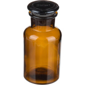 Склянка стеклянная с пробкой широкое горло 250 мл купить в интернет-магазине товаров для офиса и дома ТопГрад с доставкой