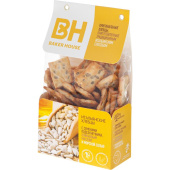 Хлебцы Baker House Итальянские с семенами подсолнечника, оливковым маслом  и морской солью 250 г купить в интернет-магазине товаров для офиса и дома ТопГрад с доставкой