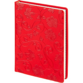 Ежедневник недатированный Attache Campanula искусственная кожа Soft Touch А5 160 листов алый