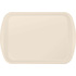 Поднос пластиковый 36.5х25.5х2.5 см с ручками бежевый