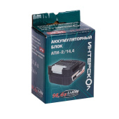 Аккумулятор Интерскол АПИ-2/14.4 (14 В, 2 Ач, Li-ion, 2400.018)