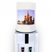 Чехол для бутылей 19 л Москва Кремль белый