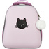 Ранец Комус Класс (№1 School) Мордочки Кот Анатомический розовый (усики  и ушки) с двумя отделениями