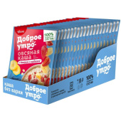 Каша Увелка овсяная с бананом и клубникой 20 штук по 40 г купить в интернет-магазине товаров для офиса и дома ТопГрад с доставкой