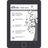 Книга электронная Ritmix RBK-618 6 дюймов черная (80002544)