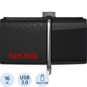 Флешка USB 3.0 16 ГБ Sandisk Ultra Dual Drive OTG (SDDD2-016G-GAM46)