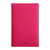 Еженедельник датированный 2021 год InFolio Vienna искусственная кожа A5 64 листа розовый (130x205 мм)