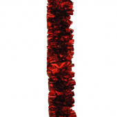 Мишура № 29 Бант голографический красная (200x7.5 см)
