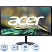 Монитор 31.5" Acer SA322QUAbmiipx чёрный (UM.JS2CD.A02)