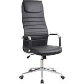 Кресло для руководителя Easy Chair 565 TPU чёрное (экокожа, металл)