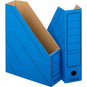 Вертикальный накопитель Attache картонный синий ширина 75 мм (2 штуки в упаковке)