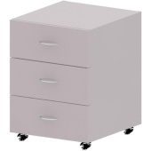 Тумба подкатная Simple SC-3M/3M.1 (серый, 412х450х566 мм, 3 ящика)