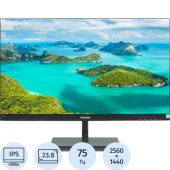 Монитор 23.8" Philips 245E1S чёрный