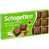 Шоколад порционный Schogetten Alpine молочный 100 г купить в интернет-магазине товаров для офиса и дома ТопГрад с доставкой
